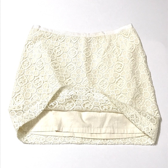 Fossil Cream Lace Skirt - Picture 3 of 5